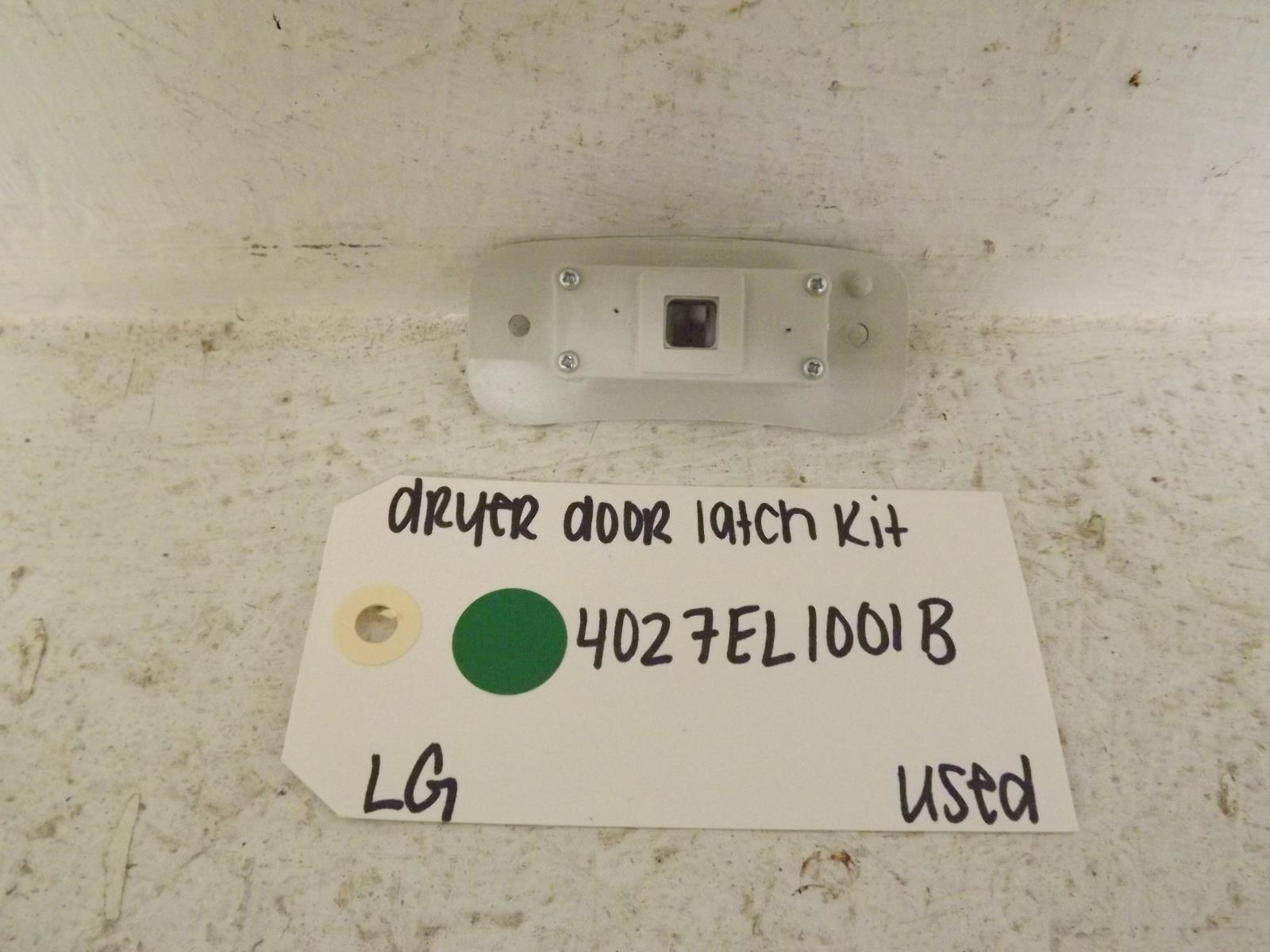 LG Dryer 4027EL1001B Door Latch Kit Used LG Dryer 4027EL1001B Door Latch Kit Used